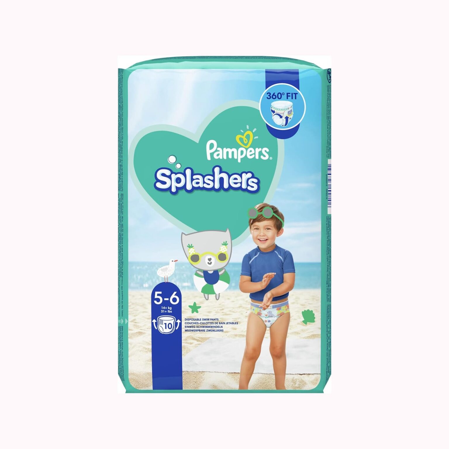 پوشک استخری پمپرز سایز 5_6 تعداد 10عدد